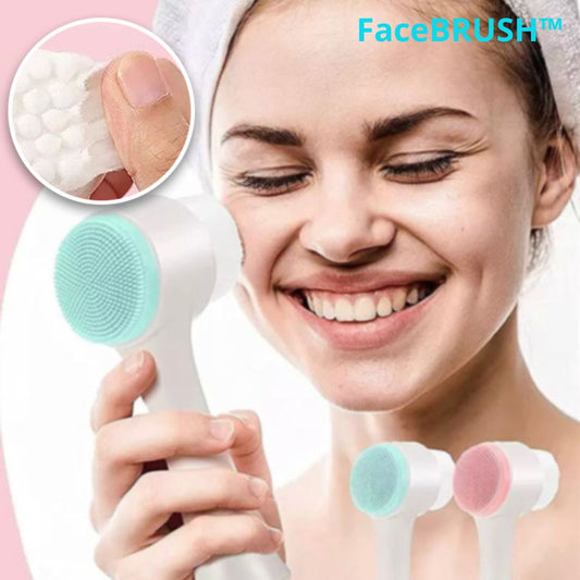 Brosse Double Face Nettoyante et Exfoliante visage | FaceBRUSH™ - Madametropbelle