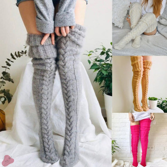 Chaussettes montantes laine | HightSOKS™ - Madametropbelle